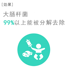 ［什么是RENECAT］微弱光线下，轻松实现30倍*干净效果 在室内，与以往二氧化钛光触媒的分解性能相比（日本东芝调查）东芝独特的光触媒，不仅是在太阳光下，即便是在室内的微弱灯光下，也可有效分解去除病毒、细菌、有机有害物质（VOC）、异味。这里将展示该产品的特点。＊VOC（Volatile Organic Compounds：挥发性有机化合物）　涂料、粘合剂、燃料等产生的甲醛、苯等易挥发有机化合物的总称。是引发房屋装修综合症等对健康有害的物质。